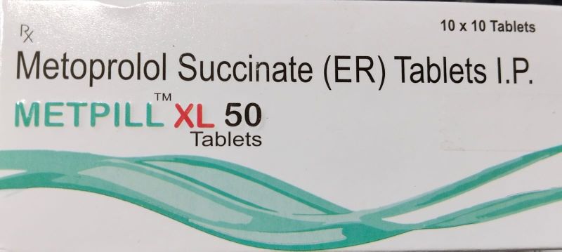 Metoprolol Succinate 50mg (ER) Tablets