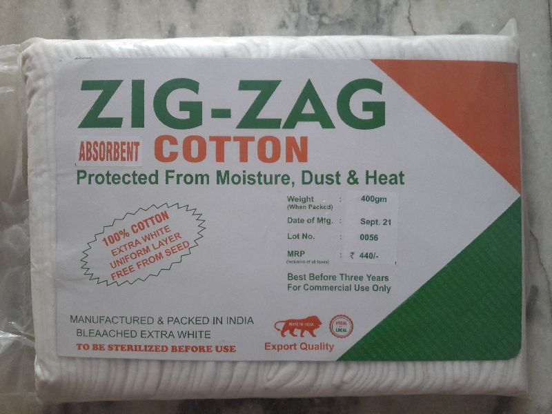 Absorbent gauze zig zag 200 gram, for Medical Use, Feature : High Stability