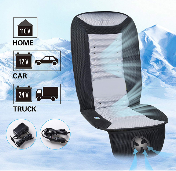 Rectanglar car seat cooling seat cushion, for truck, tempo, Size : 102 cm