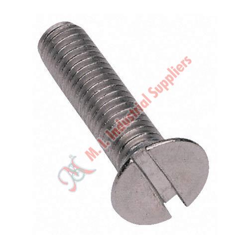 Stainless Steel Countersunk Flat Head Screw, for Construction