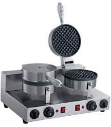 Electric Stainless Steel Double Waffle Maker, Voltage : 110V