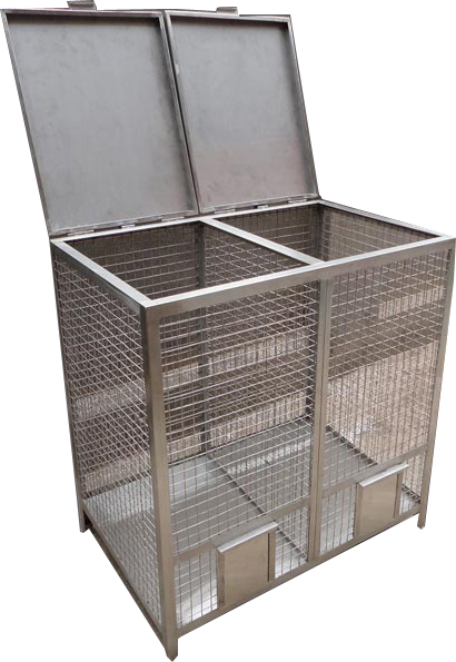 Polished Stainless Steel Potato Onion Bin, Capacity : 100-200 Kg