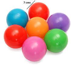Plastic POOL BALL, Color : Multi Color