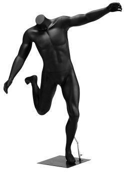 Vivek's Creation Football Male Mannequin, Color : Black