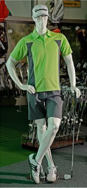 Full Body Fiberglass Golfer Male Mannequin, Feature : Attractive Looks, Fine Finishing, High Quality