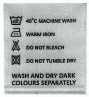 Wash Care Label