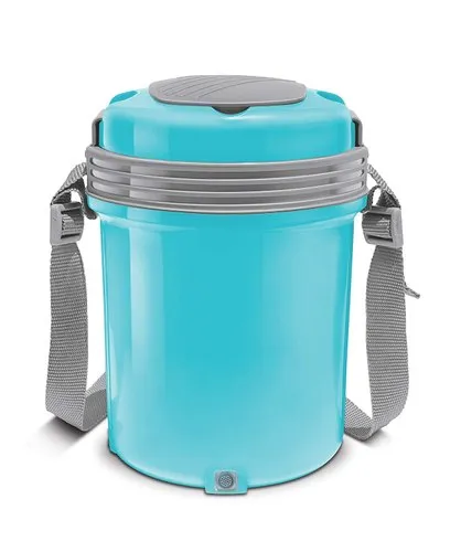 Round Stainless Steel Milton Tiffin Box, Color : Blue at Rs 1,285