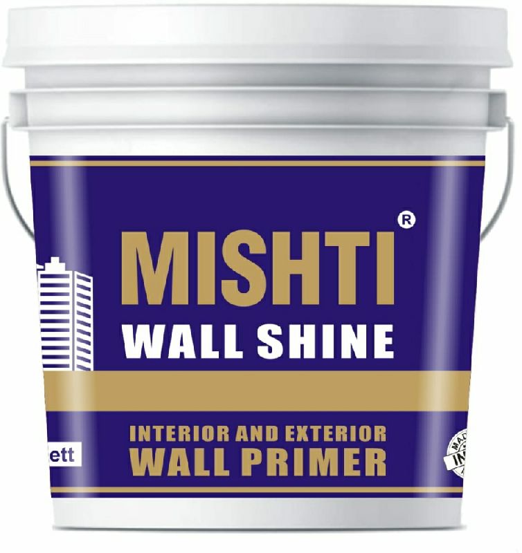 Mishti Wall Primer, for Brush, Roller, Spray Gun, Packaging Type : Bucket