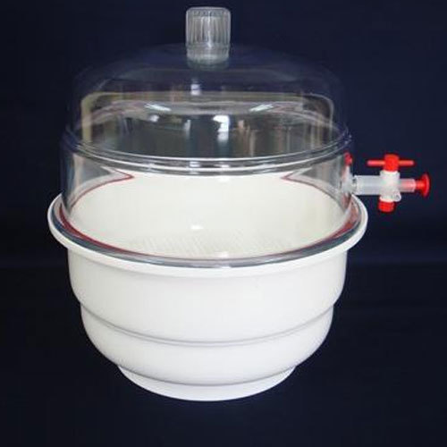 Oval Glass Laboratory Desiccator, Feature : Durable