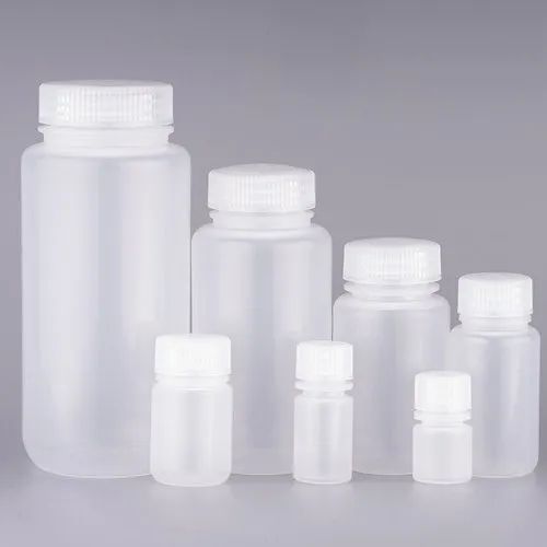 Round Plastic Sample Bottle, for Chemical, Pharmaceutical, Capacity : 50-100ml, 100-200ml