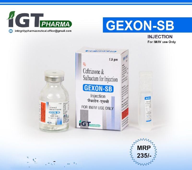 CEFTRIAXONE + SALBACTUM 1.5GM INJECTION