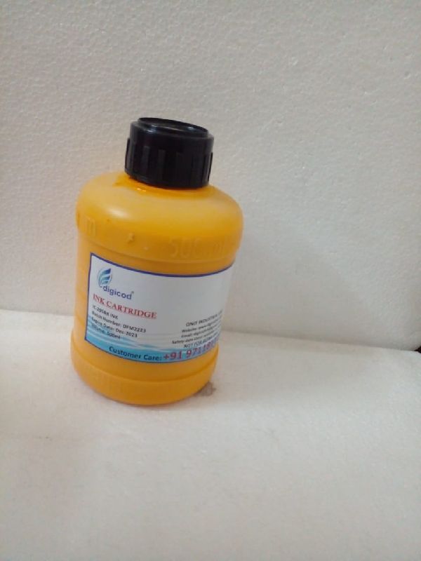 DIGICOD LINX YELLOW INK 500ML, for Industrial