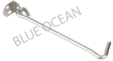 Blue Ocean Polished Stainless Steel Gate Hook, Size : Multisize