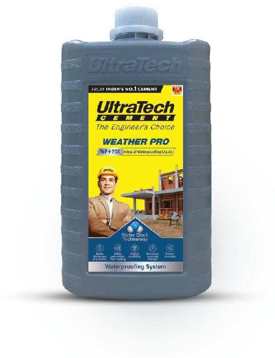 UltraTech Weather Pro WP+200 Waterproofing Liquid, for Construction