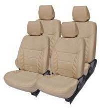 Leather Tumbled Car Seat Covers, Pattern : Plain