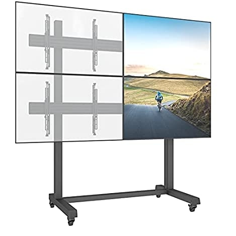 2x2 Video Wall Trolley Stand for 32 inch to 55 inch