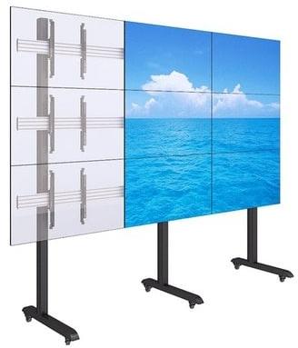 3x3 Video Wall Trolley Stand, Feature : High Quality, High Tensile, Easy To Fit