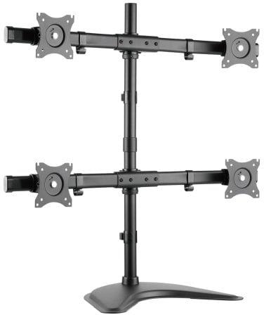 Polished Metal Quad Monitor Stand, Feature : Corrosion Proof, Durable