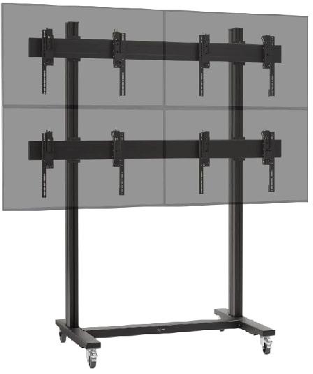 Polished Metal Video Wall Floor Stand, Feature : Durable, Fine Finish