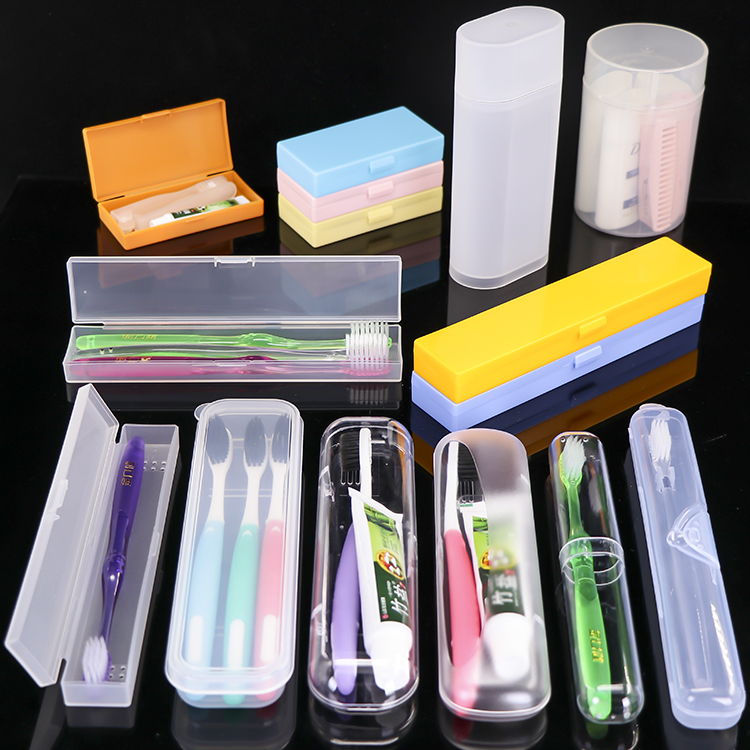 PP Plastic Travel Electric Toothbrush Case Kids Toothbrush Holder Portable Bathroom Dental Floss Box