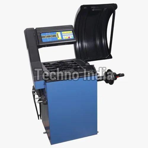 Autotech Fully Automatic Wheel Balancing Machine, Voltage : 220V