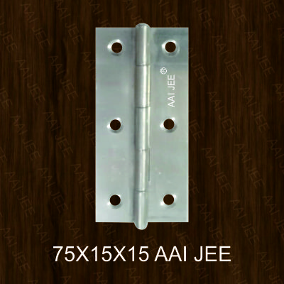 AAIJEE Stainless Steel 75x15x15 HINGES, Packaging Size : 40