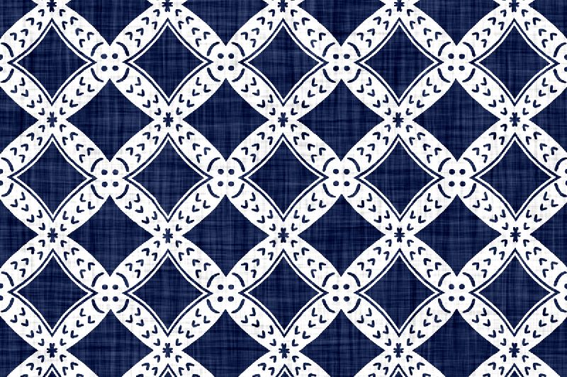Block Printed Fabric, for Textile Industry, Technics : Machine Made