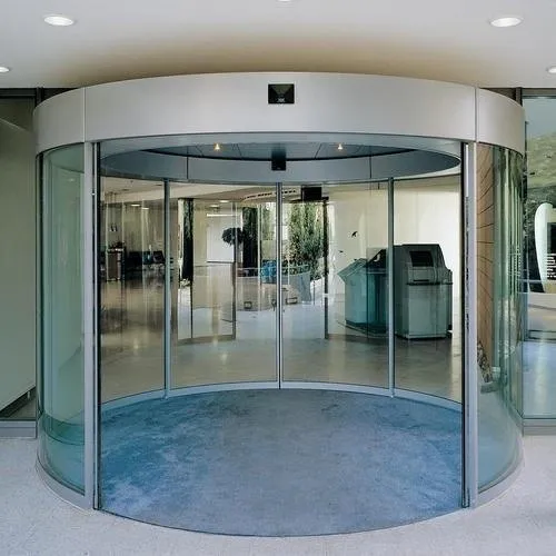 Glass Automatic Revolving Door, Size 7 ft at Rs 2.35 Lakh / Piece in