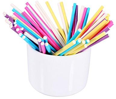 Multicolor Paper Lollipop Sticks