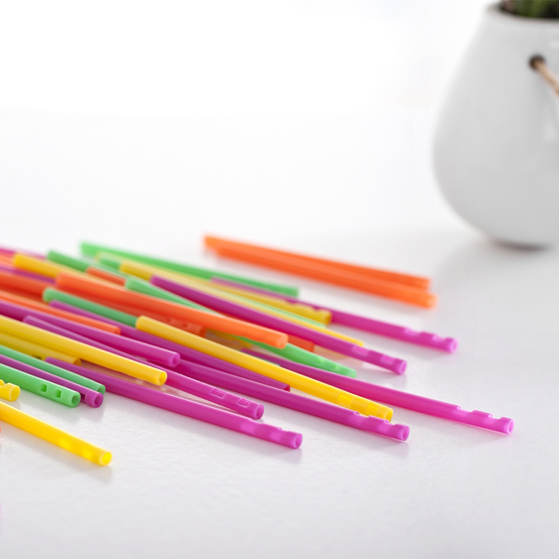 Multicolor Plastic Lollipop Sticks