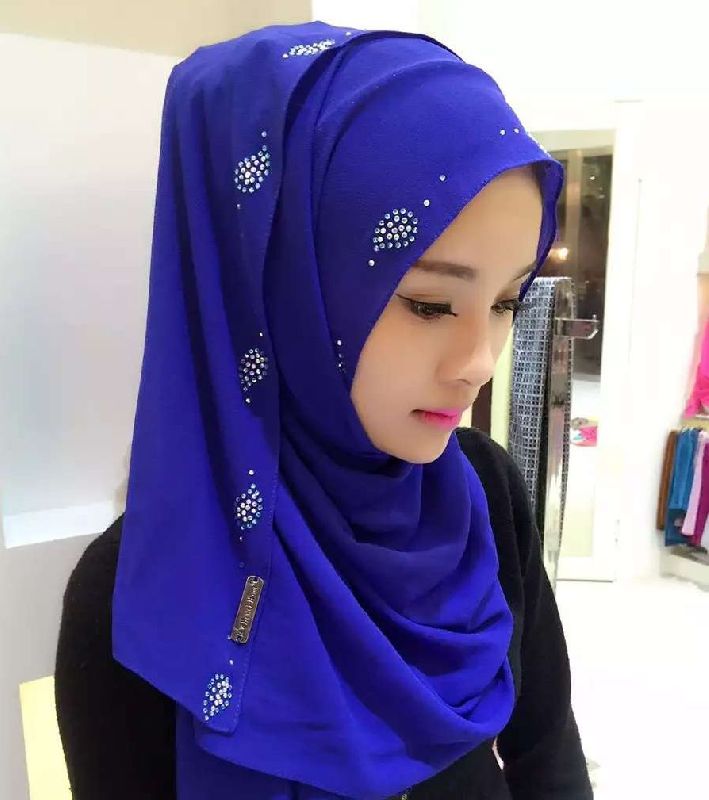 Ladies Blue Hijab