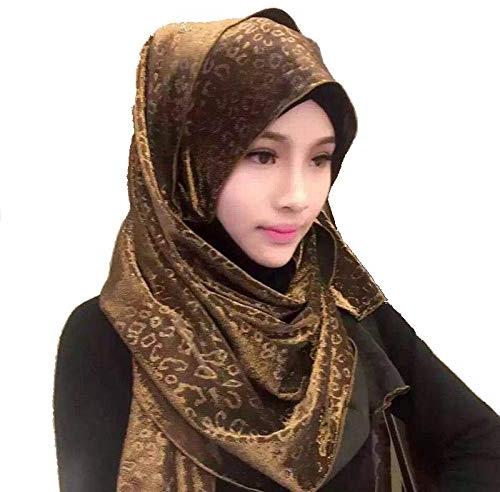 Plain Polyester Ladies Brown Hijab, Size : Standard