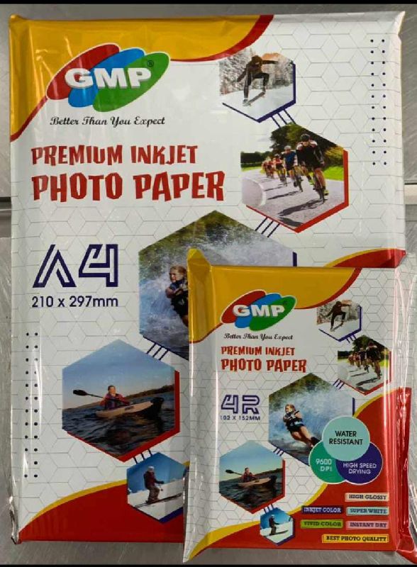 GMP Premium Inkjet Photo Paper, Size : 210 x 297 mm (LxB)