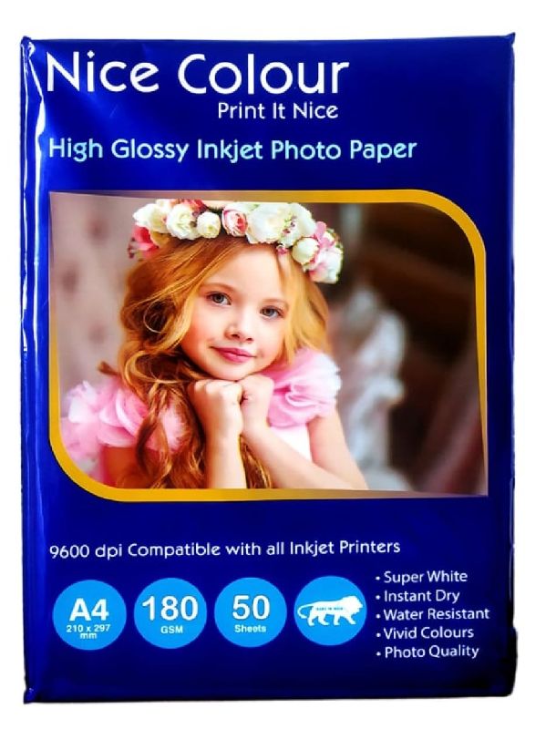 White Nice Colour Glossy Photo Paper at best price in Murshidabad West Bengal from Allyareza