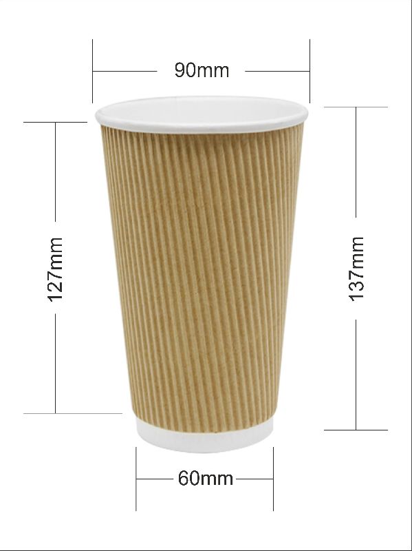 16 Oz Ripple Wall Paper Cup