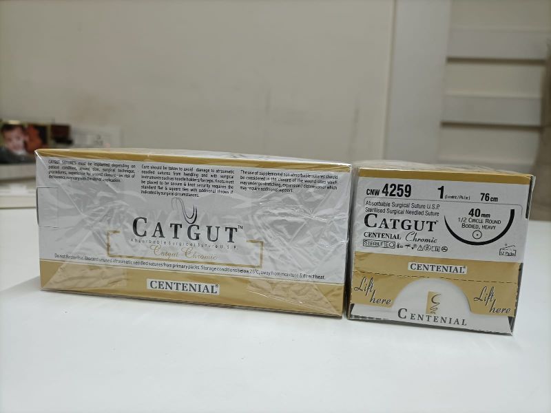 Catgut CNW 4259 Suture, Packaging Type : Carton, Corrugated Box, HDPE Bags