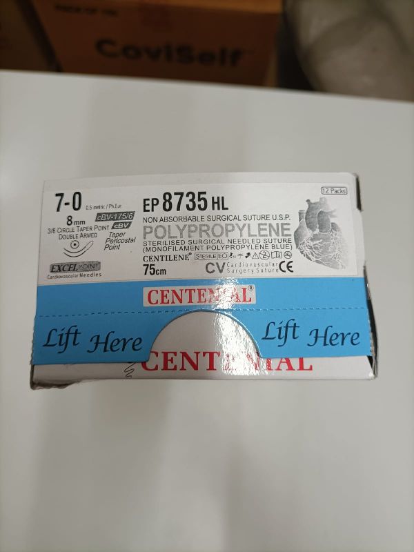 Centilene EP 8735 HL Suture, Packaging Type : Carton, Corrugated Box, HDPE Bags