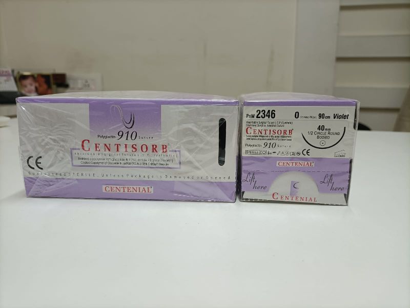 Centisorb PNW 2346 Suture, Packaging Type : Carton, Corrugated Box, HDPE Bags