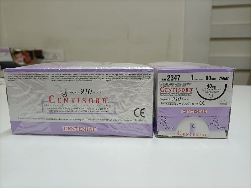 Centisorb PNW 2347 Suture, Packaging Type : Carton, Corrugated Box, HDPE Bags