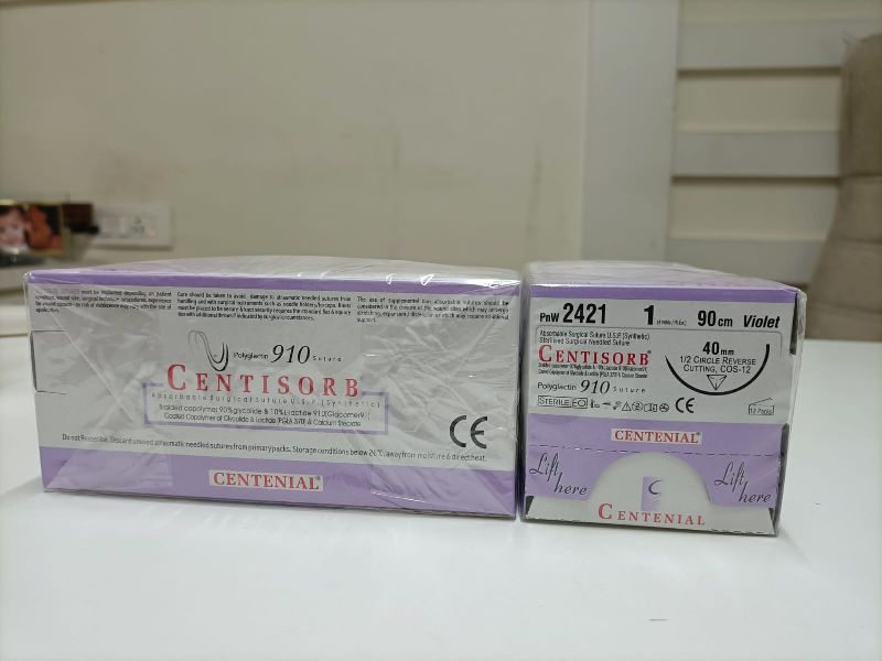 Centisorb PNW 2421 Suture, Packaging Type : Carton, Corrugated Box, HDPE Bags