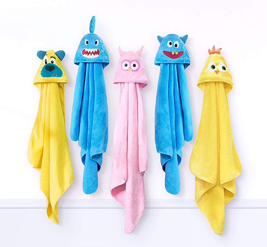 Printed Cotton Kids Towel, Feature : Strong Stitching, Softness