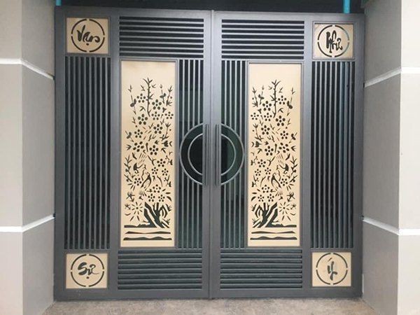 Polished Iron Swing Gate, Style : Modern