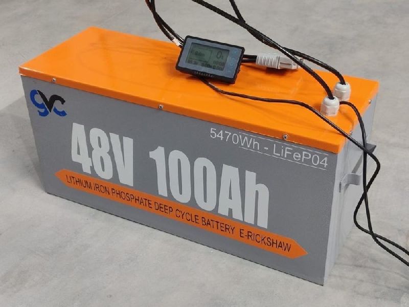 48V 100AH Lithium Phosphate Battery, Feature : Long Life