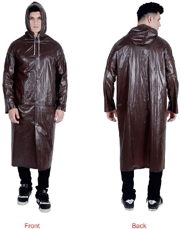 Plain Mens PVC Raincoat, Feature : Comfortable, Impeccable Finish