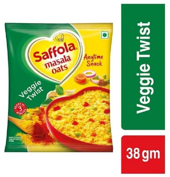 Saffola Veggie Twist Masala Oats, for Breakfast Cereal, Feature : Healthy, High Fiber