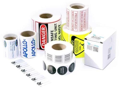 Matte Lamination Paper Printed barcode labels, Available color : White