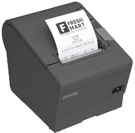 Square Thermal Receipt Printer, Color : Black