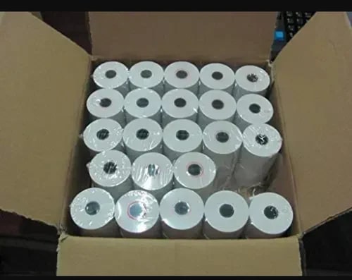 Plain Paper Thermal Receipt Rolls, Color : White