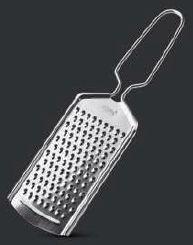 Rectangular Stainless Steel Wire Handle Cheese Grater, for Kitchen, Color : Silver