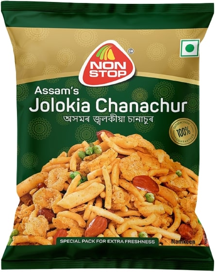 Non Stop Jolokia Chanachur Namkeen, for Snacks, Taste : Salty
